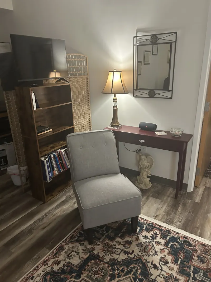 Private consultation area inside Dynamic Therapeutics